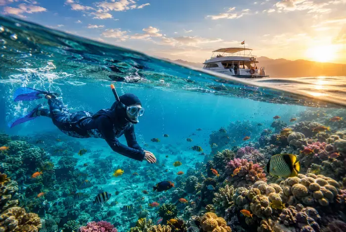 Schnorcheln im Roten Meer in Hurghada