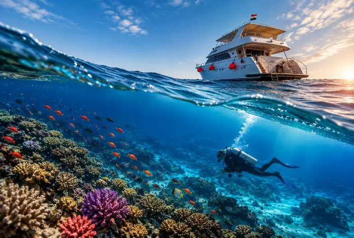 Tauchen im Roten Meer in Hurghada